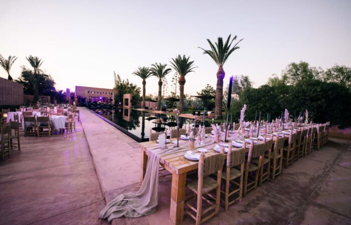 wedding preparation at a luxury hotel in marrakech