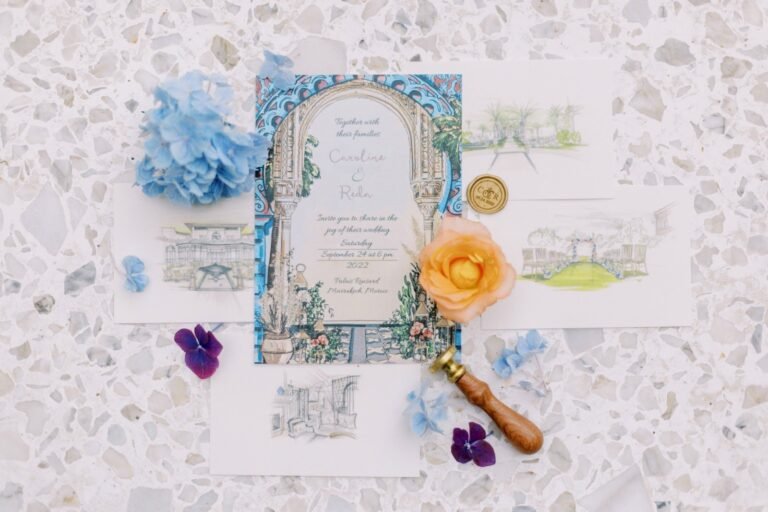 Caroline and Reda wedding at Palais Ronsard Marrakech (photo 9)