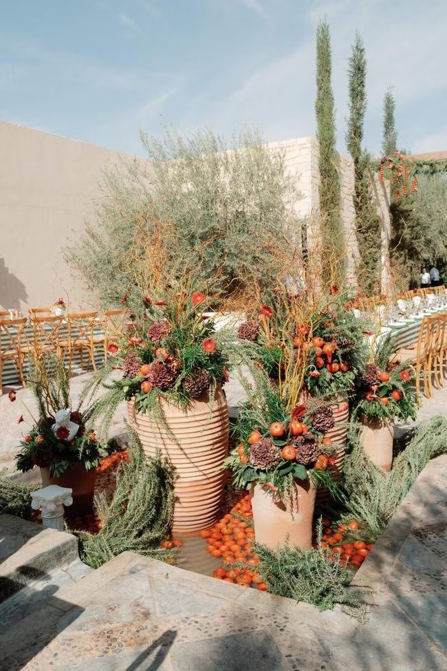 Rhea & Siva — Ksar Char Bagh Marrakech