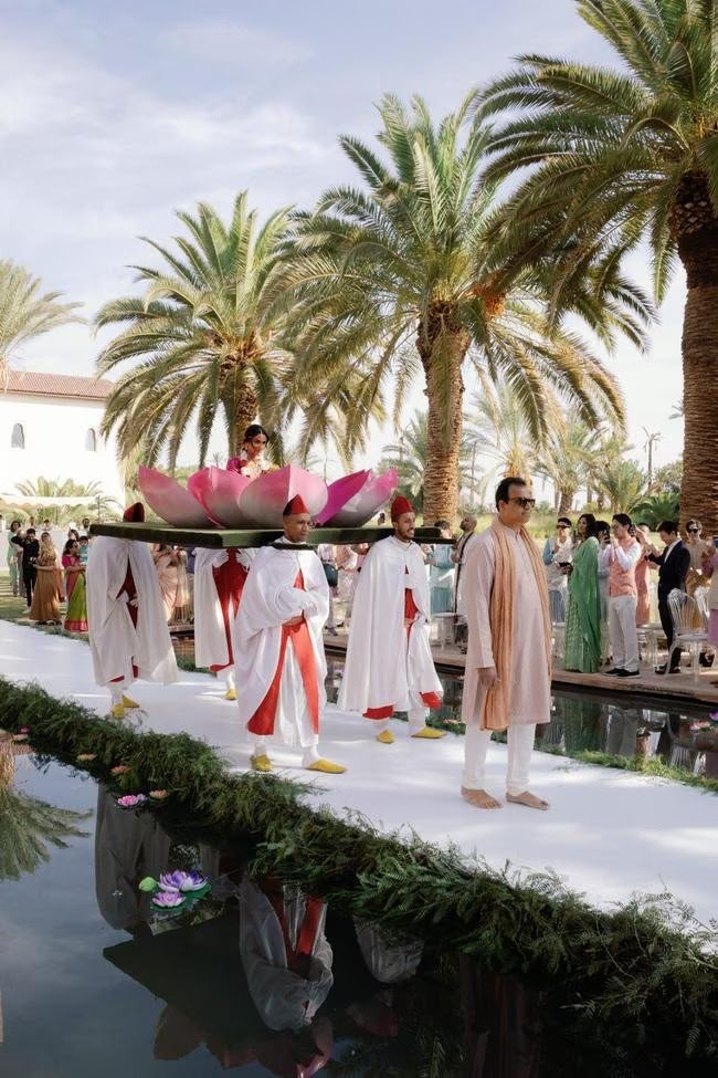 Rhea & Siva — Ksar Char Bagh Marrakech