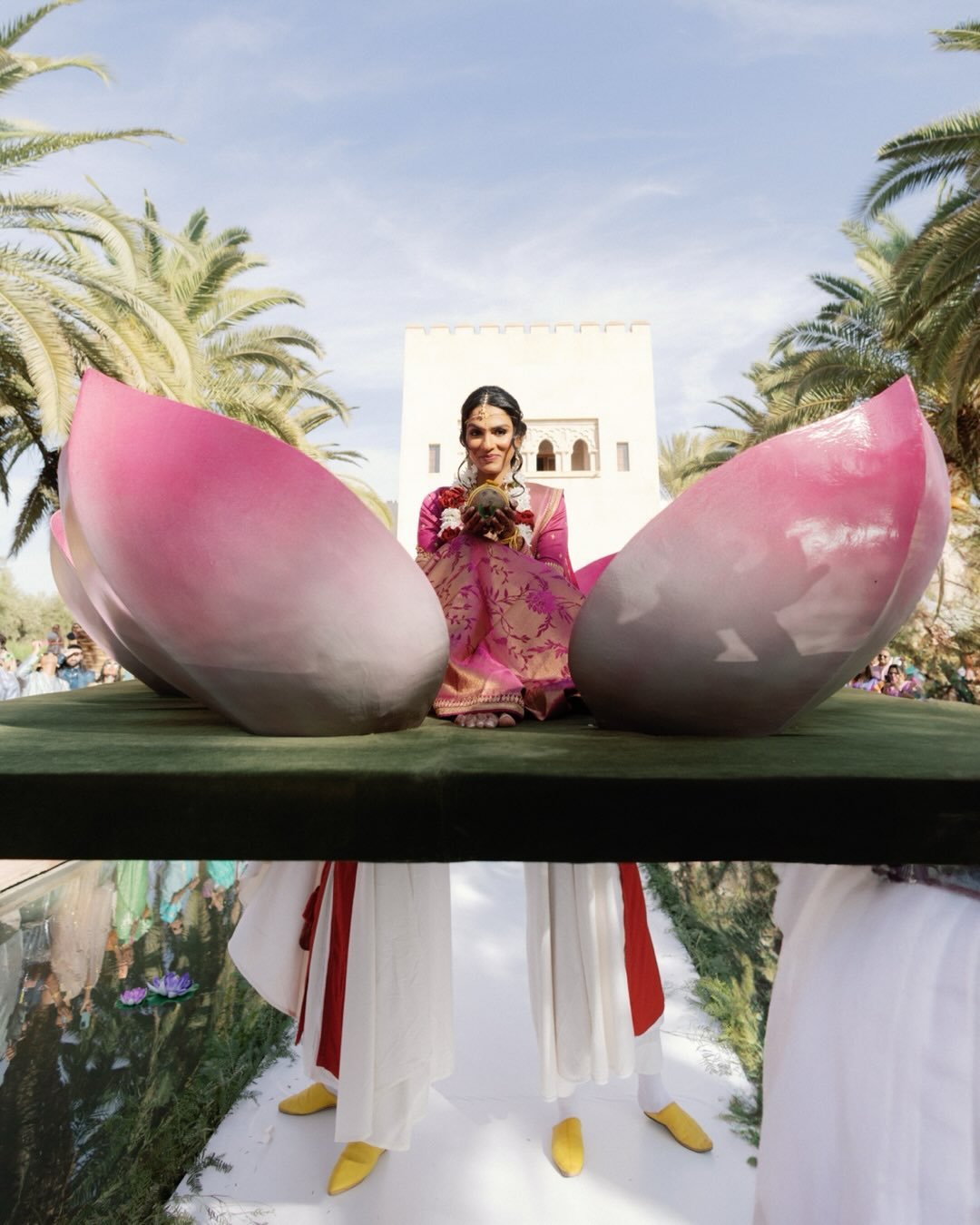 Rhea & Siva — Ksar Char Bagh Marrakech