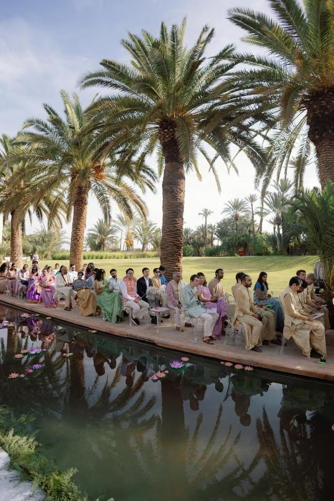 Rhea & Siva — Ksar Char Bagh Marrakech