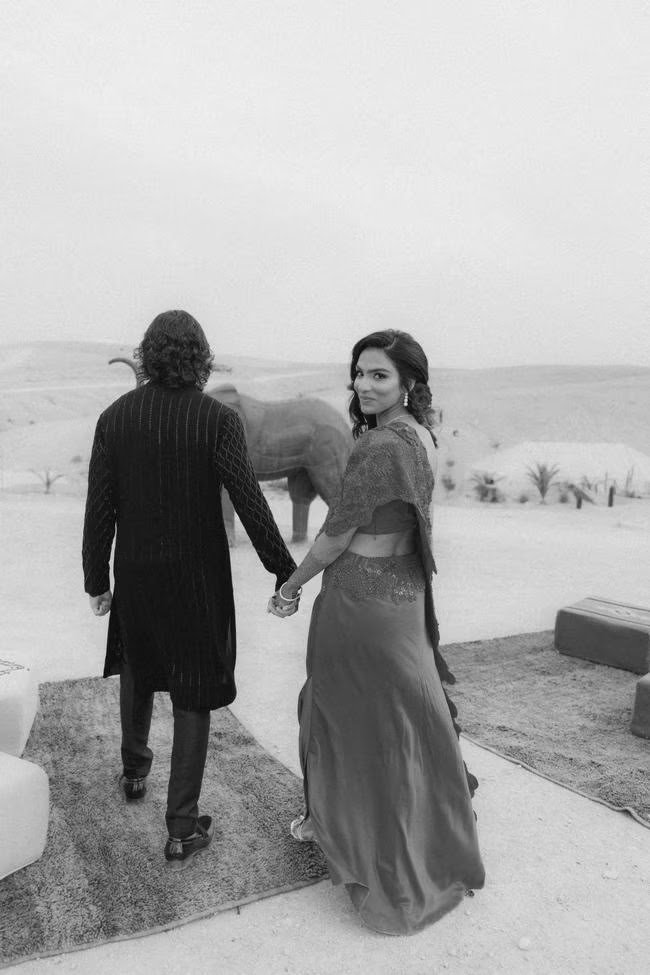 Rhea & Siva — Ksar Char Bagh Marrakech